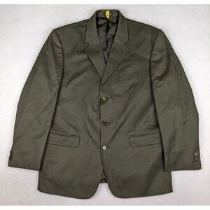 NICK HILTON - MEN'S GREEN WOOL BLAZER SUIT JACKET SPORT COAT - SIZE 42R